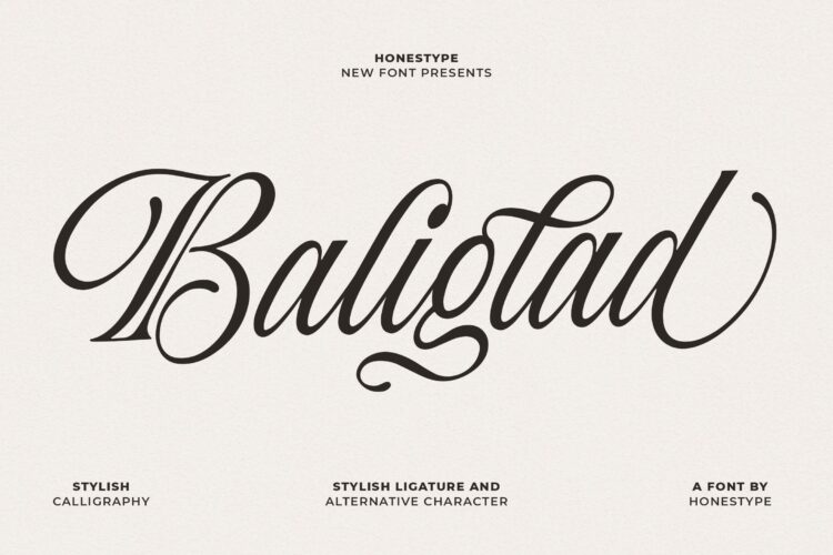 Stylish Calligraphy Font