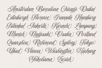 Stylish Calligraphy Font