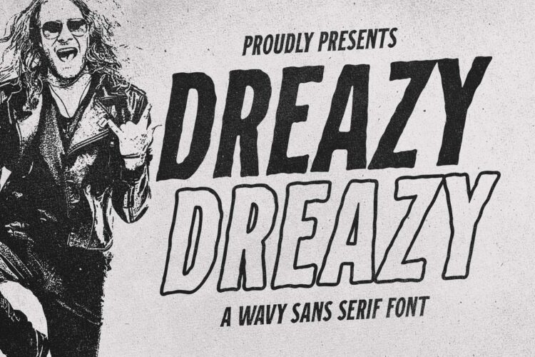 wavy sans serif font