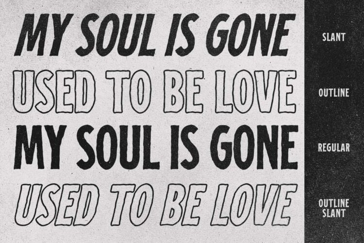 wavy sans serif font