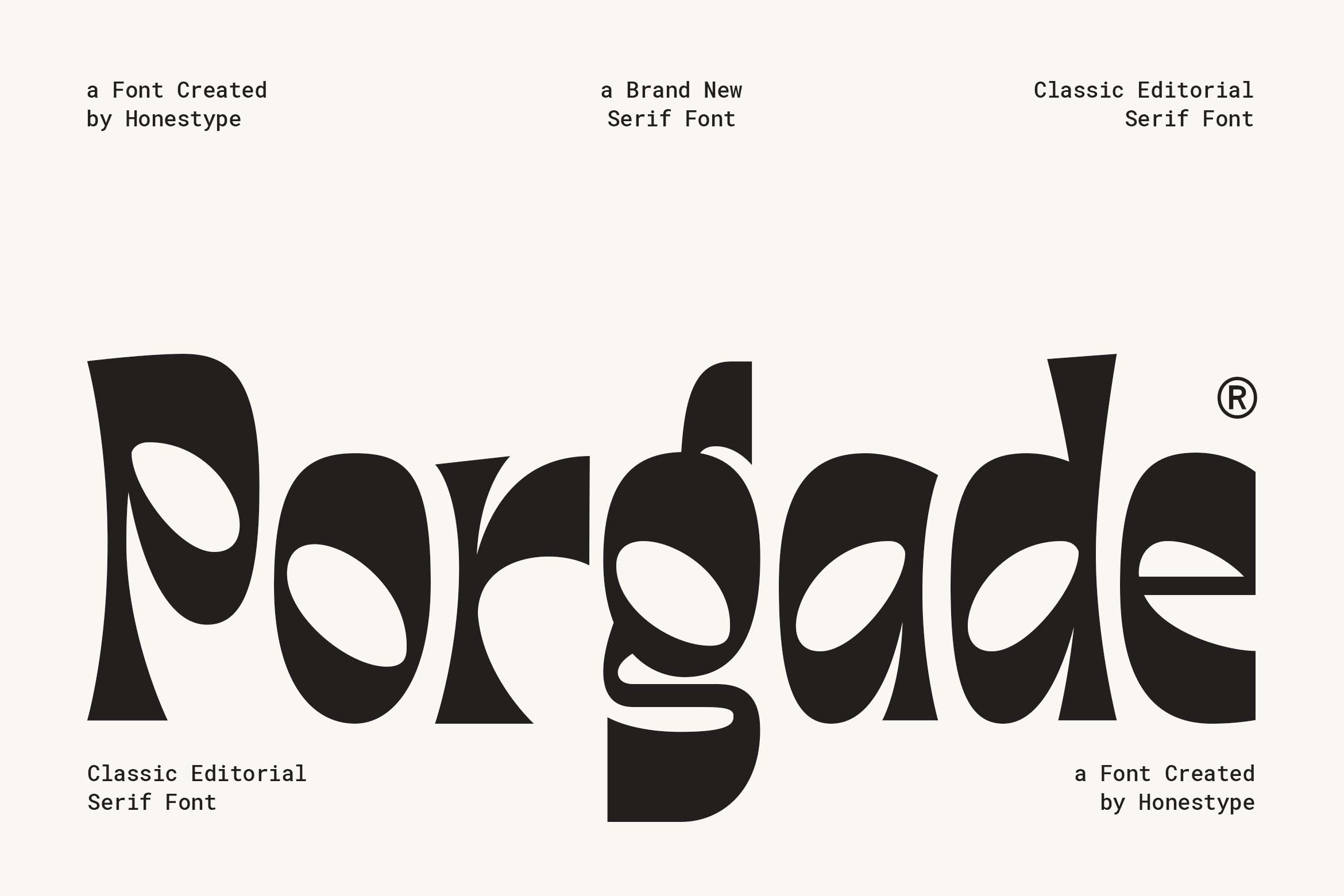 Porgade – Classic Editorial Serif with a Bold Artistic Soul